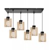 stylowa lampa wiszaca zyrandol drewniana timber