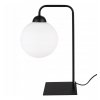 stylowa nowoczesna lampa stolowa florence kulisty klosz 15cm