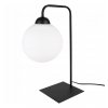 stylowa nowoczesna lampa stolowa florence kulisty klosz 15cm