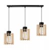 lampa wiszaca zyrandol drewniany klosz led timber