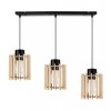 lampa wiszaca zyrandol drewniany klosz led timber