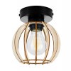 lampa sufitowa kinkiet plafon klosz drewniany timber