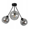 nowoczesna lampa sufitowa trio haga ze szklanymi kloszami
