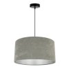 elegancka regulowana lampa z duzym materialowym abazurem