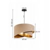 stylowa wiszaca lampa z regulowana wysokoscia do wnetrza w stylu glamour