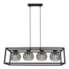 elegancka lampa crystal cage z kloszami z krysztalkow