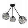 lampa sufitowa w stylu glamour trio crystal
