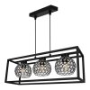 elegancka lampa wiszaca crystal cage do salonu lub kuchni