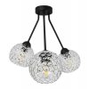 nowoczesny zyrandol trio crystal z krysztalkami