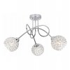 lampa sufitowa z krysztalowymi kloszami w stylu art deco