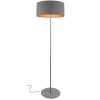 lampa stojaca metalowa z abazurem zloty srodek