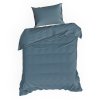 SATÉNOVÉ POVLEČENÍ DINA 200X220 CM, 2KS 70X80 CM TYRKYSOVÉ