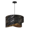 nowoczesna lampa wiszaca z abazurem asymetrycznym marmur zloto