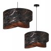 elegancka lampa wiszaca z abazurem rozowe zloto marmur werona