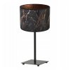 stylowa lampka nocna werona gia z abazurem wzor miedziany