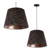 nowoczesny zyrandol geometryczny wzor rose gold lampa wiszaca werona