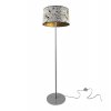 elegancka lampa podlogowa z abstrakcyjnym abazurem werona