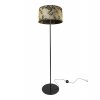 elegancka lampa podlogowa z abstrakcyjnym abazurem werona