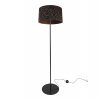 elegancka lampa podlogowa z abstrakcyjnym abazurem werona