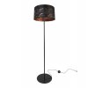 elegancka lampa podlogowa z abstrakcyjnym abazurem werona