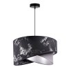 lampa wiszaca z abazurem zyrandol w stylu glamour e27 werona