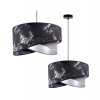 lampa wiszaca z abazurem zyrandol w stylu glamour e27 werona