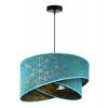 nowczesna lampa wiszaca z abazurem geometryczny zloty wzor werona