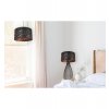 elegancka lampa stolowa tuba z efektownym abazurem werona 35cm