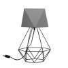 lampka nocna nowoczesna abazur diament loft