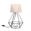 lampka nocna nowoczesna abazur diament loft