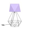 lampka nocna nowoczesna abazur diament loft