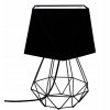 lampka nocna z abazurem w stylu loft