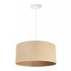 elegancka lampa sufitowa wiszaca z abazurem juta 40 cm