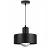nowoczesna lampa loft z metalowym kloszem