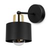 lampa scienna kinkiet klosz czarny panta led