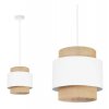 lampa wiszaca boho jutowy abazur