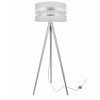 stojaca nowoczesna lampa trojnog z abazurem