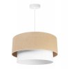 lampa wiszaca z abazurem typu tort juta podwojny styl ekologiczny