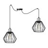 lampa wiszaca typu pajak z metalowymi kloszami spider nuvola