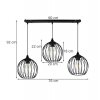nowoczesna lampa wiszaca w stylu loft regulowana
