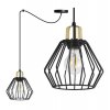 lampa wiszaca z metalowym kloszem drucianym spider nuvola