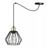 lampa wiszaca z metalowym kloszem drucianym spider nuvola