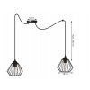 oryginalna lampa wiszaca industrialna w typie druciak