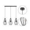 nowoczesna lampa wiszaca loft diament metal dwa kolory