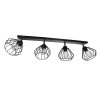 lampa sufitowa w stylu loft zyrandol metalowy led