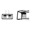 industrialna lampa wiszaca rasti cage czarna metalowa