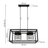 industrialna lampa wiszaca rasti cage czarna metalowa