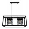 industrialna lampa wiszaca rasti cage czarna metalowa