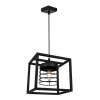 loftowa lampa wiszaca rasti cage metalowa czarny mat
