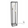 nowoczesna lampa podlogowa stojaca w stylu loftowym z metalu cage